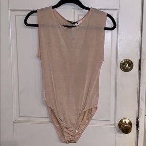 Boohoo blush pink bodysuit